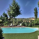 Casali Marchigiani - Private Con Piscina, Giardino E Vista Panoramica Ferienhaus