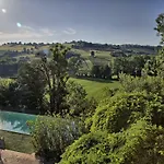 Casali Marchigiani - Private Con Piscina, Giardino E Vista Panoramica Ferienhaus