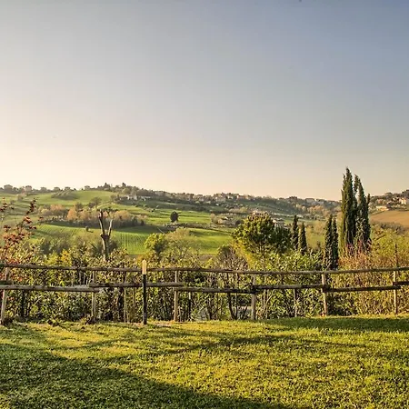 Casali Marchigiani - Private Con Piscina, Giardino E Vista Panoramica 펜션 Ostra