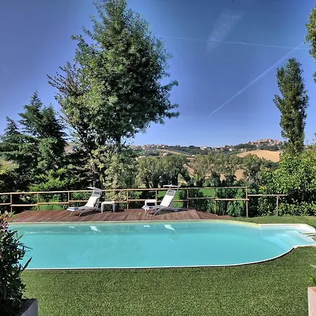 Casali Marchigiani - Private Con Piscina, Giardino E Vista Panoramica Feriehus